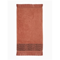 Полотенце махровое LoveLife «Танами» 70×130 см, коричневое, 100% хлопок, 430 г/м²