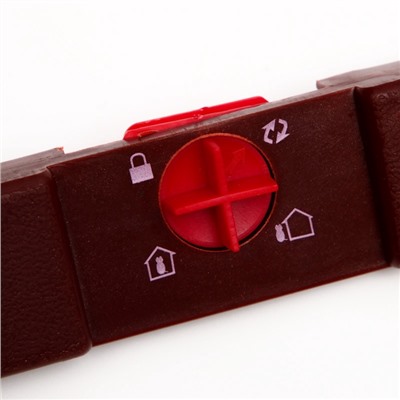 УЦЕНКА Дверь для животных с 4 режимами, проем 15×15.5 (общ. 22.5×20 см), тёмно-коричневая