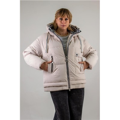 Демисезонная куртка, арт. Н3039, Евро-зима (Светло-бежевый)