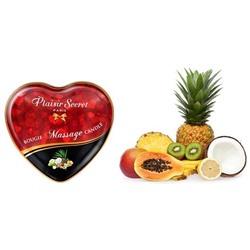 Массажная свеча с ароматом экзотических фруктов Bougie Massage Candle - 35 мл.