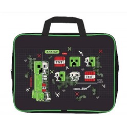 Папка А4 на молнии с ручками 350х265х40 мм "Пиксель бум" (094997) 31120 Хатбер