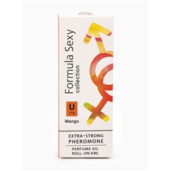 Парфюмерное масло женское с феромонами Formula Sexy Collection Mango U119, 8 мл (по мотивам Mango Skin (Vilhelm Parfumerie)