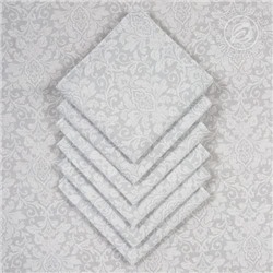 Столовый набор "Вензель":скатерть 150*180 см.+6 салф. рогожка