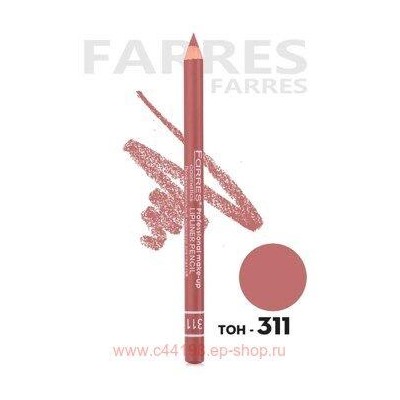 Farres Карандаш для губ матовый тёмно-розовый MB011-311