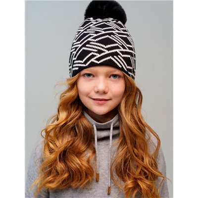 Шапка трикотажная для девочек