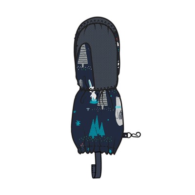 Варежки текстильные для мальчиков