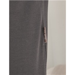 Футболка slim fit  из премиального хлопка с эффектом меланж