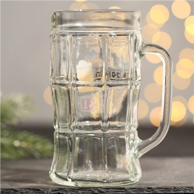 Кружка новогодняя пивная «Календарь!», 500 мл, 18+