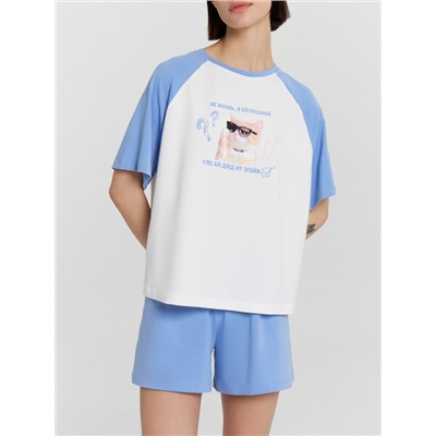 КОМПЛЕКТ ЖЕНСКИЙ (ФУТБОЛКА, ШОРТЫ) 592535