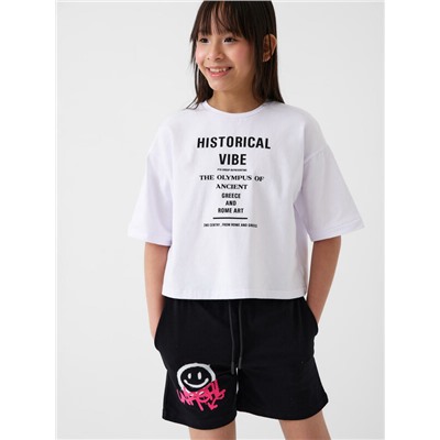 Шорты трикотажные для девочек, 2 шт в комплекте