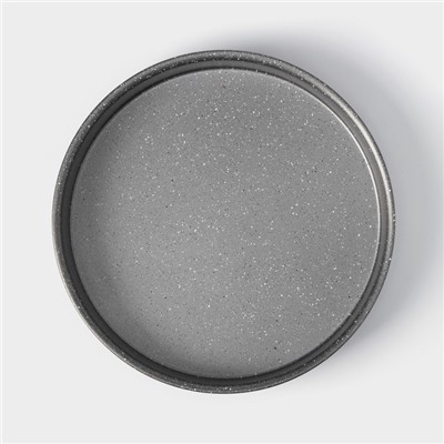 Форма для выпечки Magistro Gourmet Range, 24,8×24,8×5 см, толщина 0,6 мм, антипригарное покрытие, цвет серый