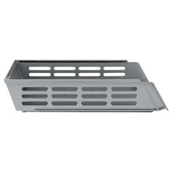 Лоток для бумаг горизонтальный XXL серый ЛТГ-30571 Стамм