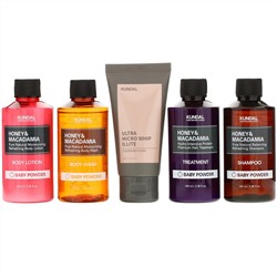 Kundal, Travel Kit, Baby Powder, 5 Piece Kit