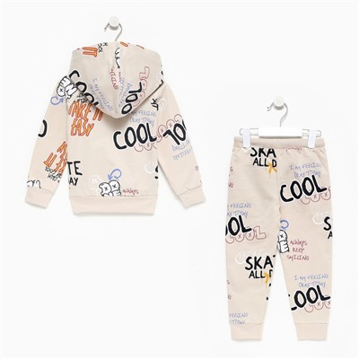 Костюм детский (толстовка, брюки) KAFTAN Graffiti, размер 32 (110-116 см)