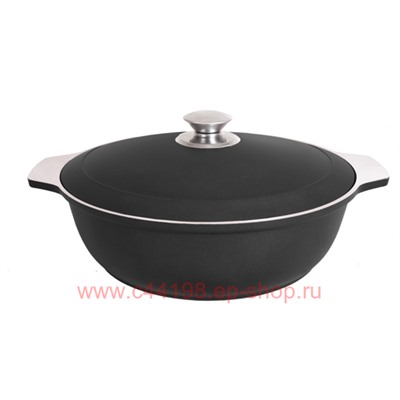 Кукмара Жаровня алюминивая ДП чёрный 3 л ж31ч