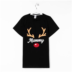 Футболка женская KAFTAN Xmas mom, размер 48-50