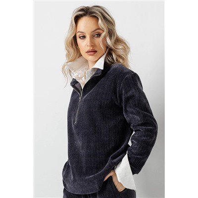 Блузка женская  4370В/12/Антрацитовый