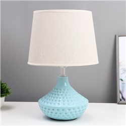 Настольная лампа «Мира» Е27 40 Вт голубой 25×25×37 см RISALUX
