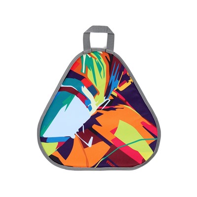 Ледянка мягкая Art, треугольная, d=41 см, толщина 1.2 см, рисунок МИКС