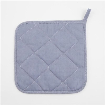 Прихватка Этель Love beautiful 19×19 см, 100% хлопок, саржа, ватин 250 г/м²