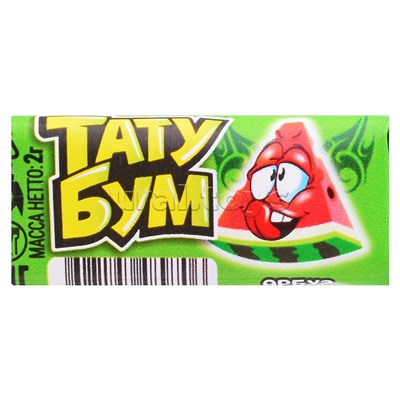 Жевательная резинка с татуировкой "Тату Бум" ассорти 2гр*200шт