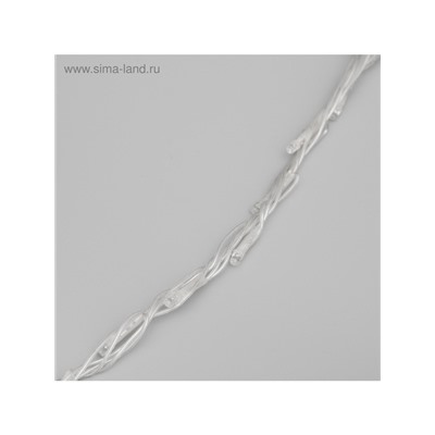 Гирлянда «Водопад» 2×1.5 м, IP44, прозрачная нить, 400 LED, свечение бело-синее, 8 режимов, 220 В