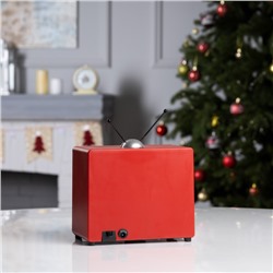 Светодиодная фигура «Рождественский вечер» 15.5×14×10.5 см, полистоун, батарейки ААх3 (не в комплекте), USB, свечение мульти