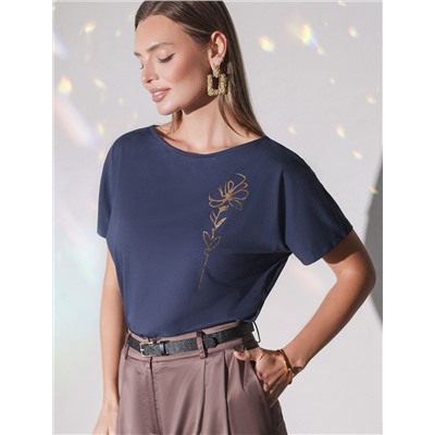 VILATTE Футболка D49.133