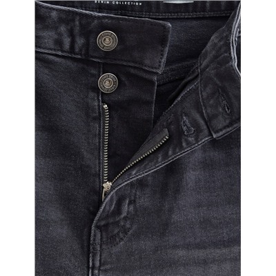 Mom Fit CONTE CON-702 Черные джинсы mom с застежкой на две пуговицы