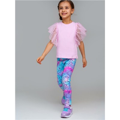 Фуфайка трикотажная для девочек (футболка)