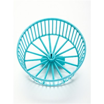 Клетка для грызунов «Пижон», 38×27×27 см, складная, домик, миска, колесо, бирюзовая