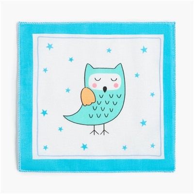 Платки носовые детские «Крошка Я. Зверята», 21×21 см-12 шт., МИКС, хлопок 100%