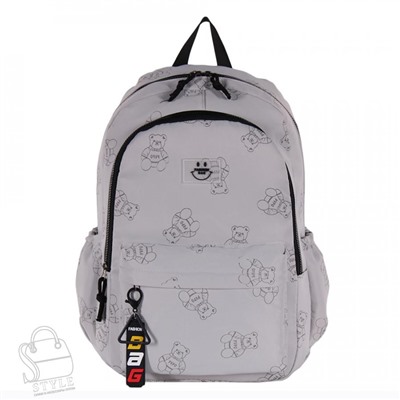 Рюкзак женский текстильный 1276PW l.gray Sikale