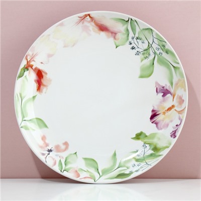 Тарелка керамическая «Акварель», 22.5 см, Dolce Ceramo