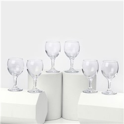Бокалы для вина Paşabahçe Bistro, 175 мл, h=13 см, набор 6 шт., стекло, прозрачные