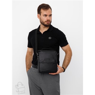 Сумка мужская кожаная 9101AM black Allan Marco