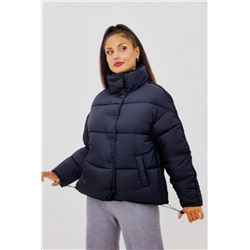 Стильная куртка Оверсайз арт.592 Евро-зима, демисезон (Черный)