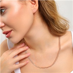 Цепочка на шею ювелирная бижутерия коллекция "Дубай" покрытие позолота, арт.213.924