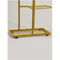 Подставка для цветов Greengo, 5 полок, 44×22×95 см, напольная, металл, цвет золотой