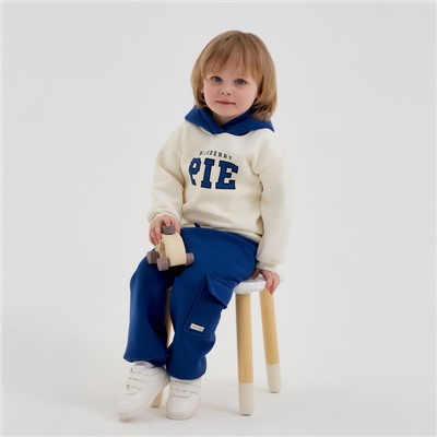 Штанишки с накладным карманом «Крошка Я» Blueberry, рост 68-74 см, синие