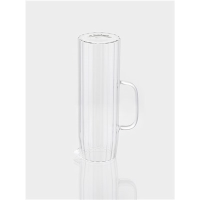 Кувшин Magistro «Богема. Дольки», 1.5 л, 9×14×28 см, стекло, прозрачный