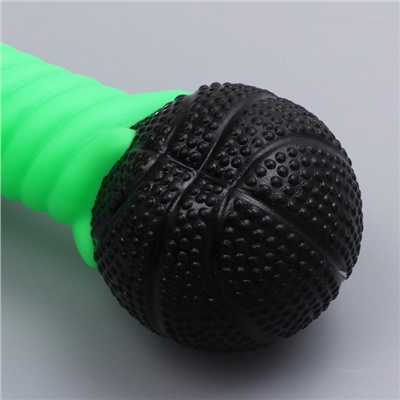 Игрушка пищащая для собак «Гантель большая», усиленная, 19 см, цвет МИКС