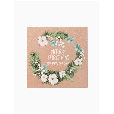 Новогодний подарочный набор Merry Christmas, плед и аксессуары