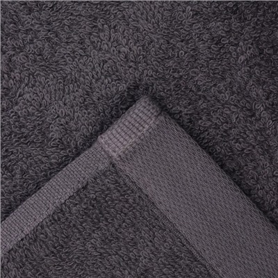 Полотенце махровое Love Life «Самум», 50×90 см, хлопок 100%, тёмно-серое, синее