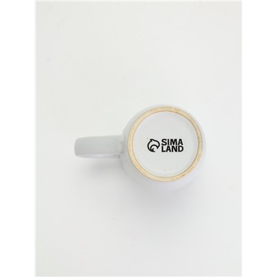 Кружка новогодняя «Пингвины», матовая широкая, 530 мл