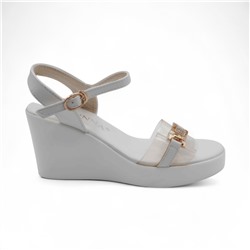 Босоножки на платформе L11-11B белые