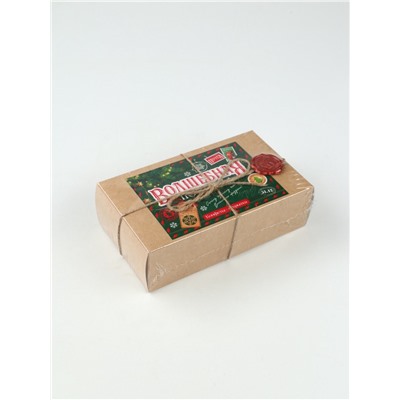 Конфеты шоколадные новогодние в коробке «Волшебная посылка», с сургучной наклейкой, 180 г