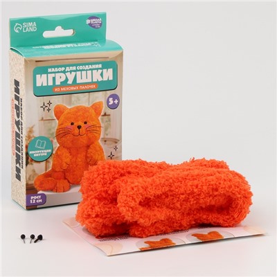 Набор для создания игрушки из синельной проволоки «Рыжий котик»