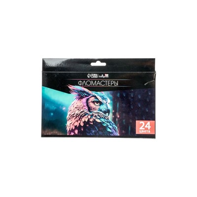 УЦЕНКА Фломастеры 24 цветов в картонной коробке TOP Calligrata