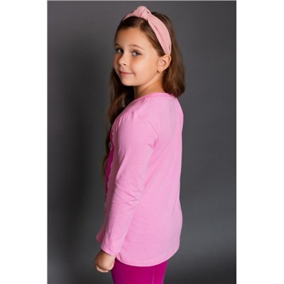 Футболка 22765 Barbie дл. рукав (Розовый)